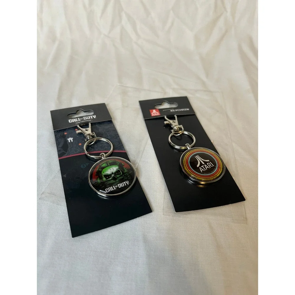 Call of‎ Duty & Atari Keychain Set New Collectible Gaming Key Ring